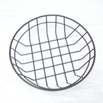 Корзина для фруктов металлическая 19*5см, чёрная