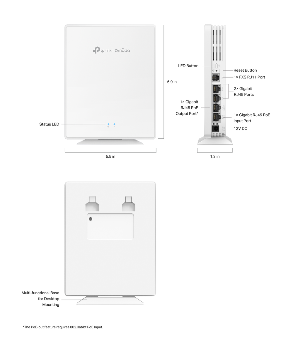 Точка доступа TP-Link Omada EAP650-Desktop