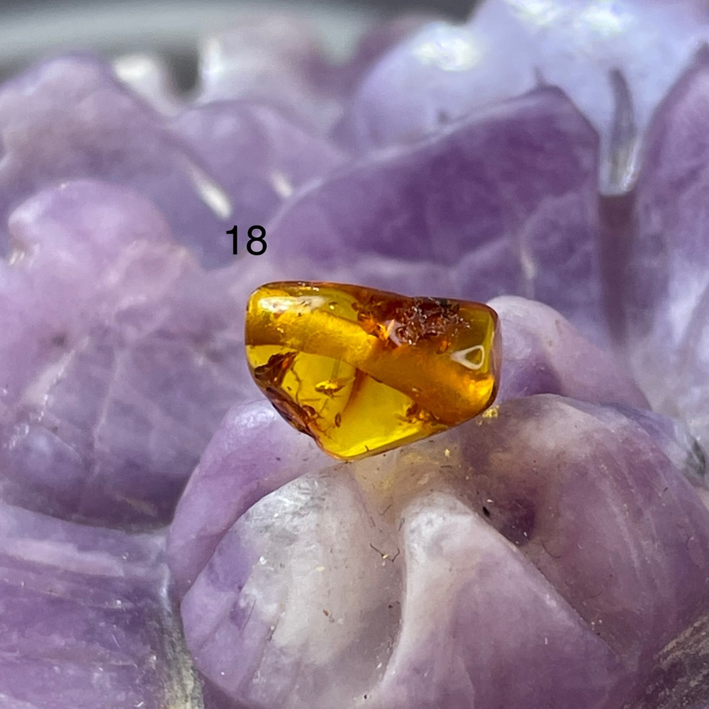 57874 Янтарь Бусина 9х4 мм-63