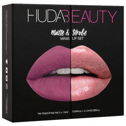 HUDA BEAUTY Matte & Strobe Lip Set