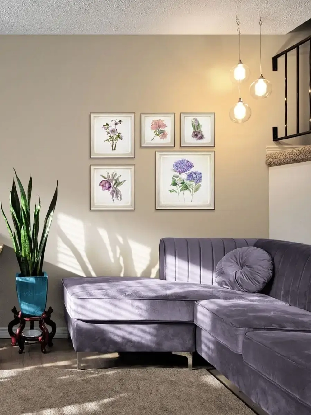 Картина на натуральном холсте "Весенний прованс" 45*45 см