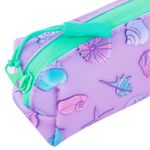 Пенал-косметичка BRAUBERG прямоугольный, мягкий, "Sea World", 21х5х5 см, 229253