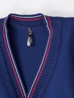 Кардиган вязаный "Синий" 7+