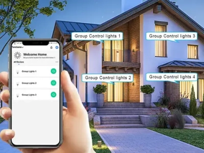 Tuya Лампочка, Цоколь:E27, 9 Вт, Светодиодная