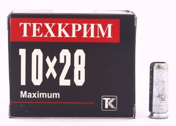 Патроны "Техкрим" Maxsimum с резиновой пулей  кал. 10х28 Black