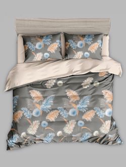 Пододеяльник сатин Milky Garden "Peloso/Peloso (компаньон)" 2-спальный на молнии 175x215 см