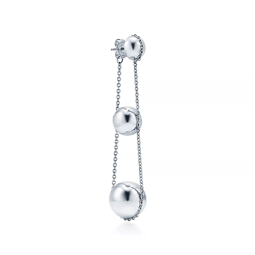 Серьги из серебра 925, Tiffany 💠 тройные капли 💦
