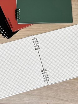 Блокнот квадратный в клетку 60л 195х210 мм белый (8808-015)