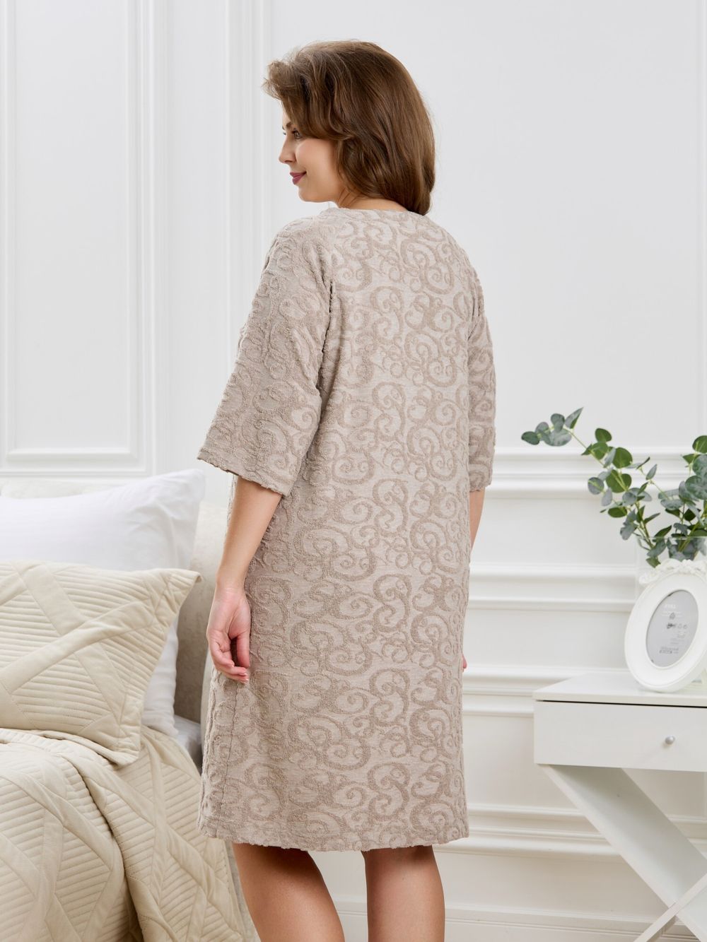 Халат Махрома Виотекс БЕЖЕВЫЙ