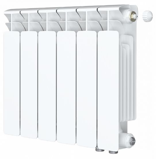 Радиатор Rifar Base Ventil 350 - 6 секций подключение нижнее (правое)