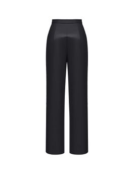 Прямые брюки с завышенной талией