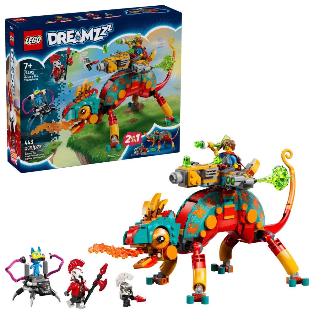 Конструктор LEGO DREAMZzz 71492 Огненный хамелеон Матео