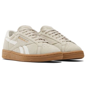 reebok CLUB C GROUNDS UK Кроссовки для скейтбординга Низкие Бежево-желтые/Белые Женские