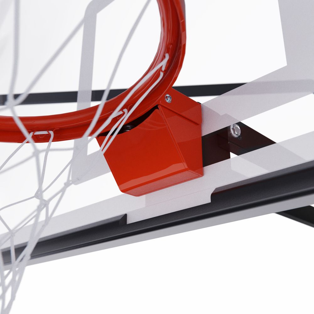 Усиленная баскетбольная стационарная стойка DFC ING 72&amp;quot; / закаленное стекло