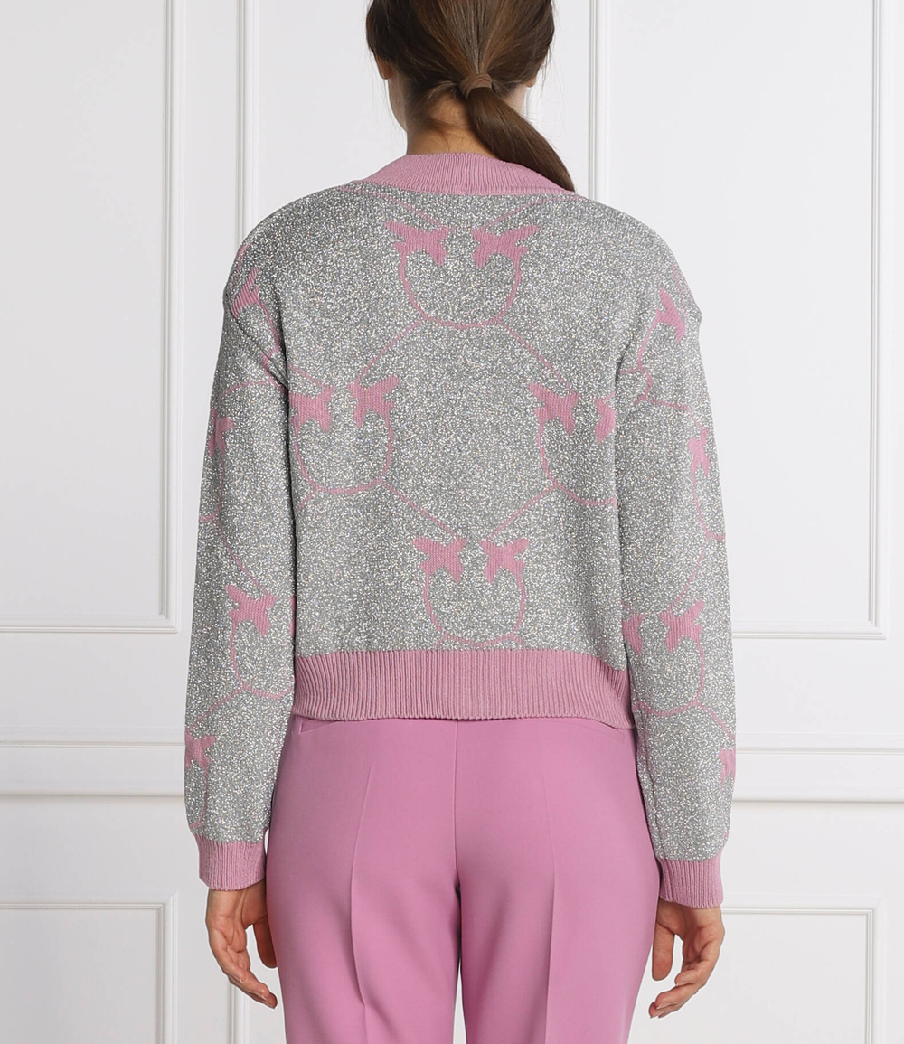 кардиган коралии Pinko - серебряный(1G18GV A09L)