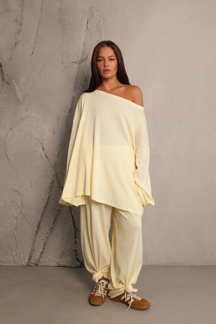 Лонгслив OVER из трикотажа