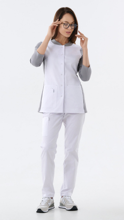 Костюм медицинский Дарина №0  с трикотажем