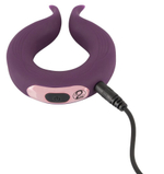 Вибратор для пар Two Motors Couple’s Ring в форме кольца (Цвет: фиолетовый)