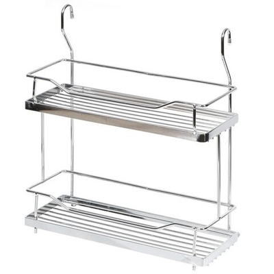 Полка на рейлинг 35х16х39 см, двухуровневая, U000050