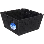 Корзина для хранения «ФАРТЕГО», цвет черный, 25*25*13см (лейбл Селфи)