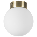 812011 Люстра GLOBO 1х40W E14 БРОНЗА/БЕЛЫЙ