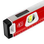 Уровень алюминиевый, магнит, фрезерованный, 3 глазка (1 зеркальный) двухкомпонентные рукоятки, 1000 мм Matrix