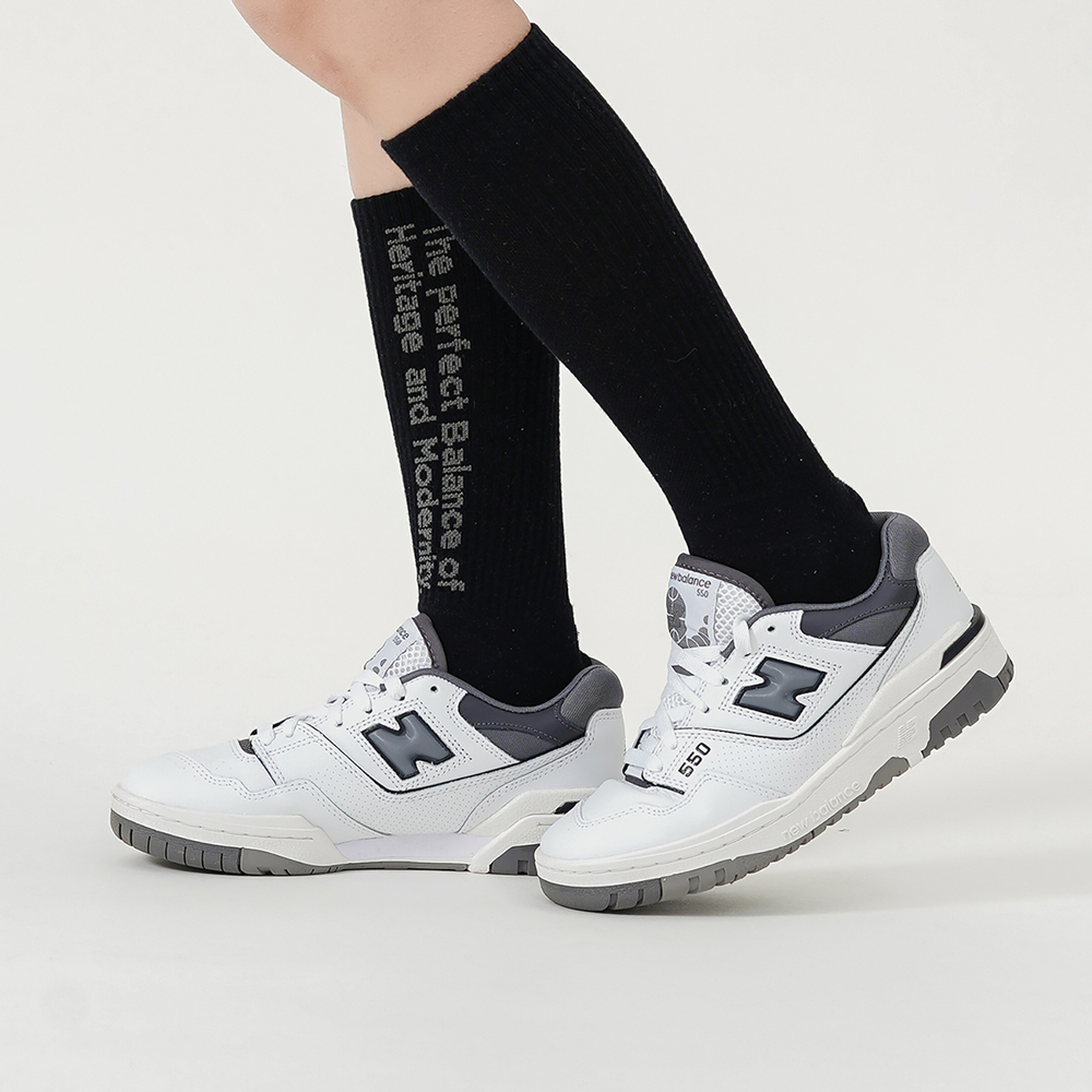 New Balance 550 White Grey Dark Grey