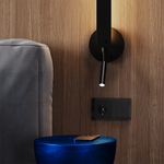 Выключатель встраиваемый VOLTUM S70 трехклавишный 10А, (черный матовый)