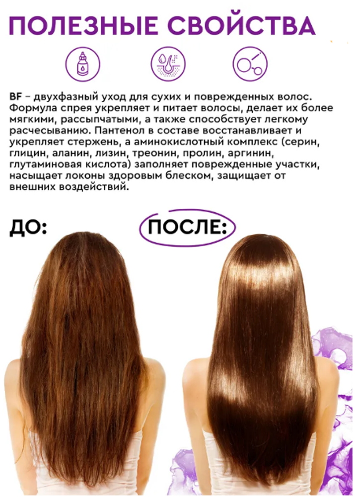 Lerato Спрей Двухфазный спрей для волос Brushing Fluid РАСПРОДАЖА!