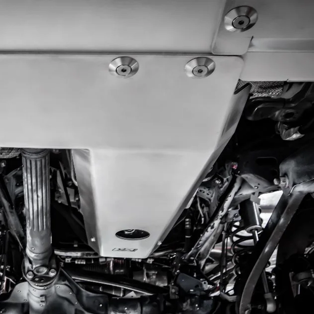 Защита днища 6мм MEIKA для Jeep Wrangler JL 2018-2024+ Джип Вранглер защита картера кпп двигателя