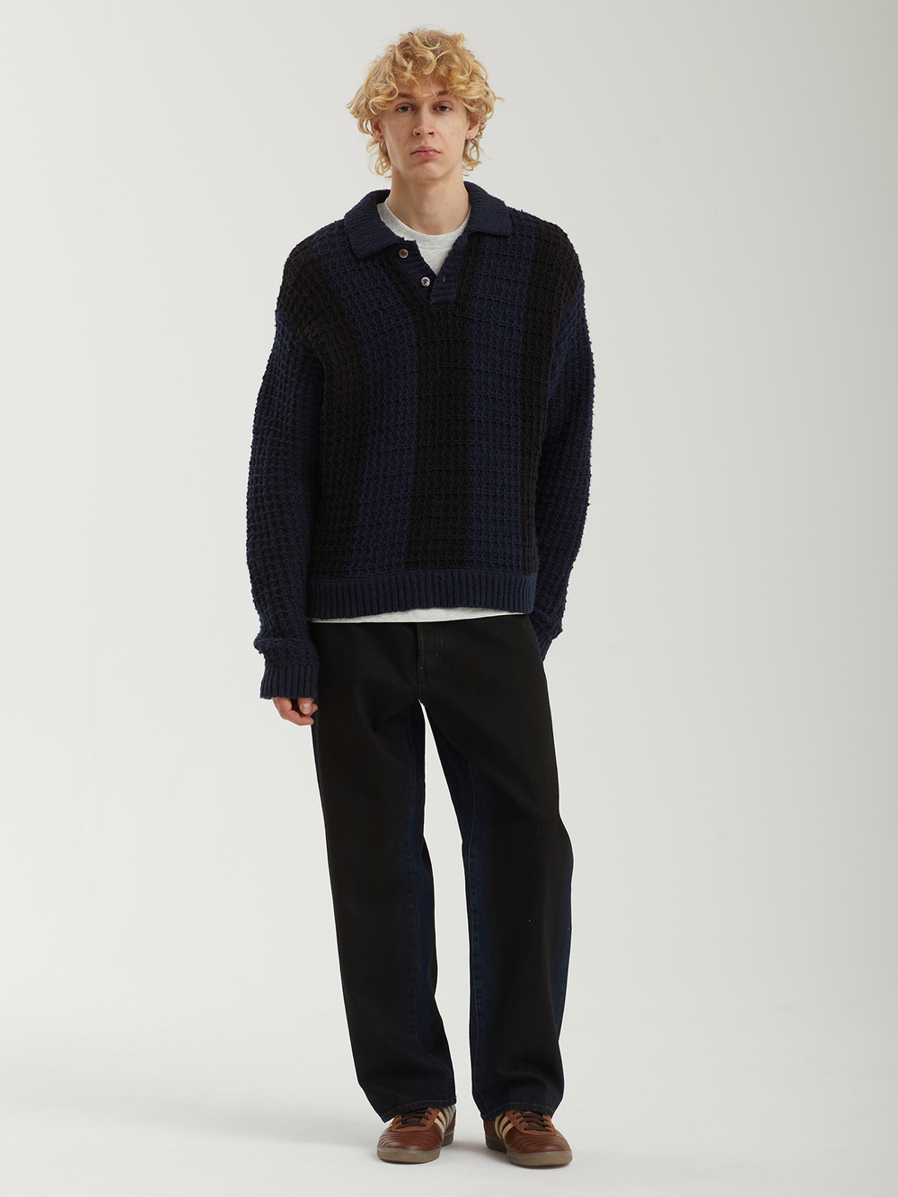 Мужской Свитер-Поло Obey Textured Rugby