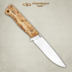 Нож АиР Стриж ЦМ 95х18 карельская береза