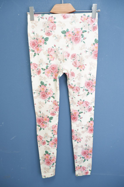 Штаны с цветочным принтом 40 размер