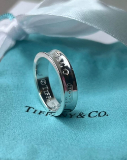 Кольцо из серебра 925 Tiffany, Тиффани. Узкое💠В наличии