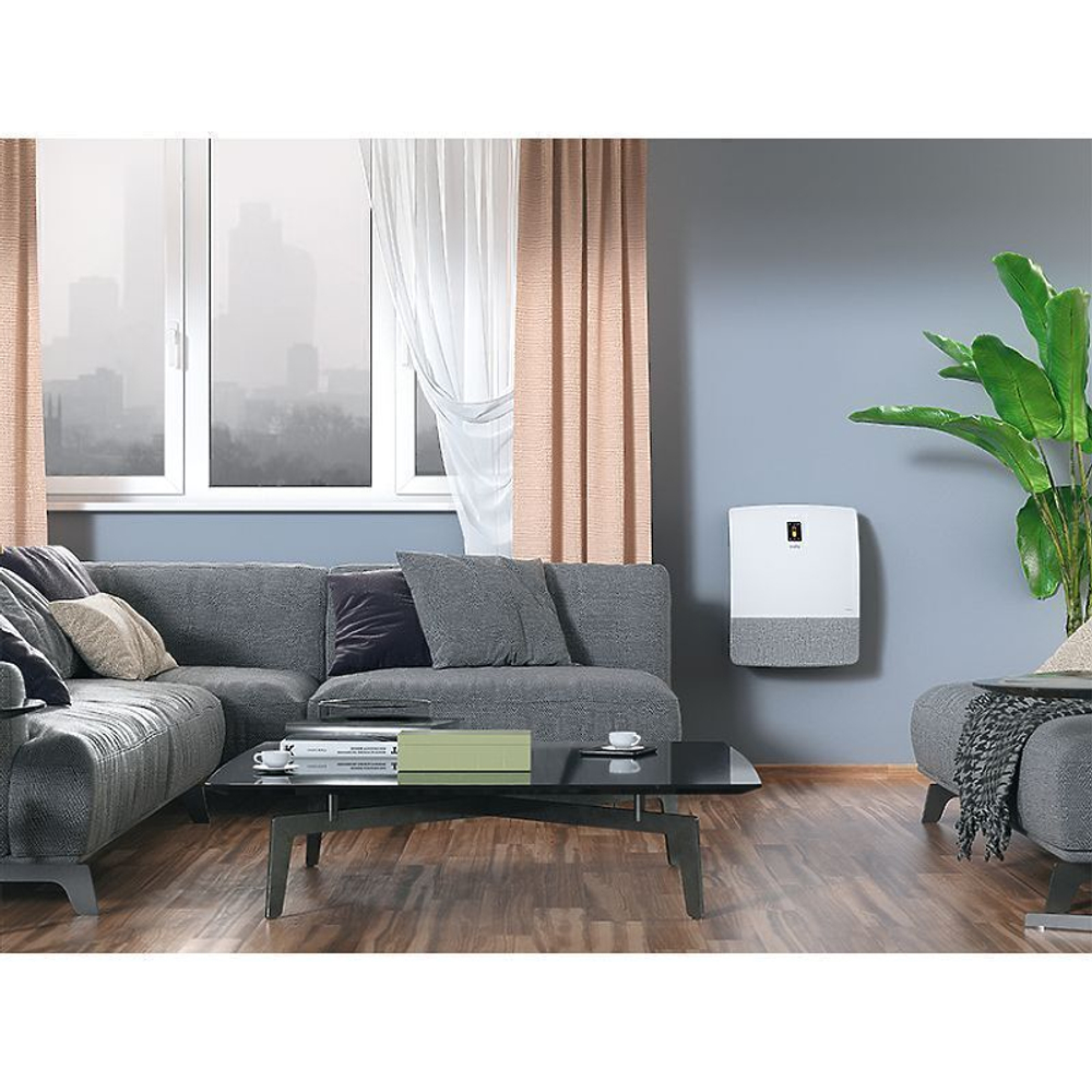 Приточная установка Ballu ONEAIR ASP-200SMAX с нагревателем и датчиком CO2