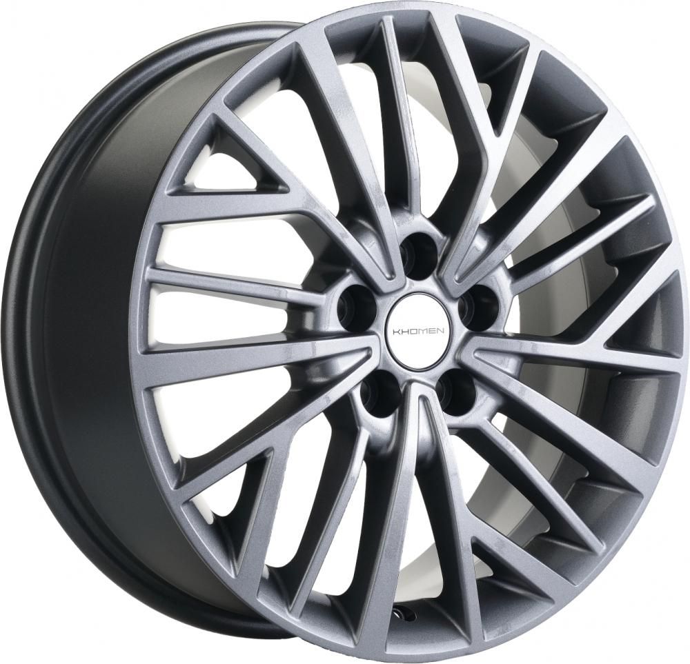 Khomen 1717 7x17 5x114.3 ET 45 Dia 67.1 (grey)