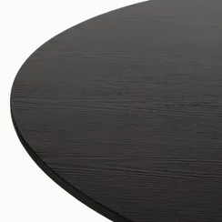 Обеденный стол Glo Ø120 см, черный