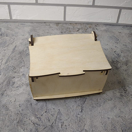 Коробка из фанеры №1 13x8x7 см