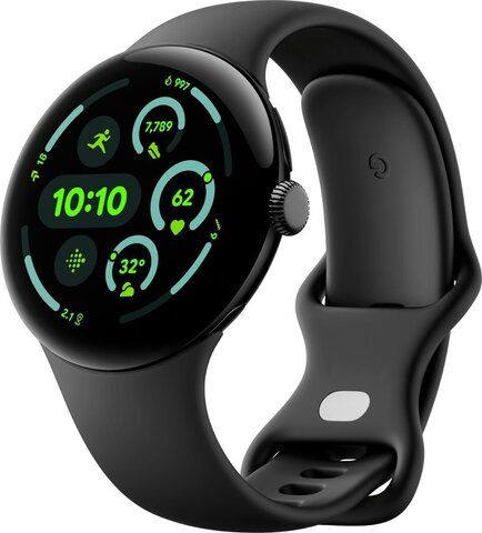 Умные часы Google Pixel Watch 3 45mm Wi-Fi + LTE (Matte Black/Obsidian)