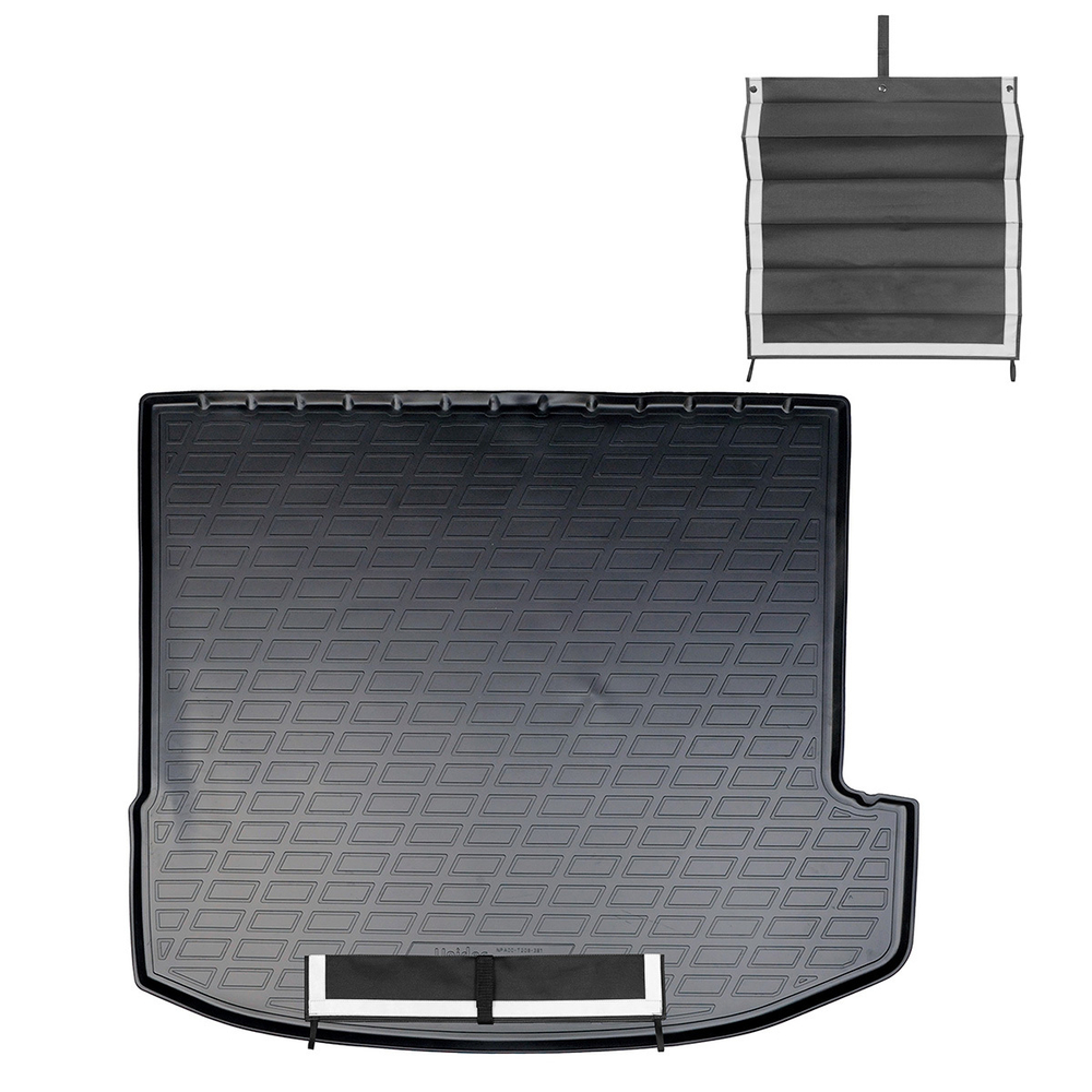 Коврик в багажник Norplast для DFSK iX7 (2023-) Черный, сложенный 3 ряд, арт.NPA00-T208-381-1-AP