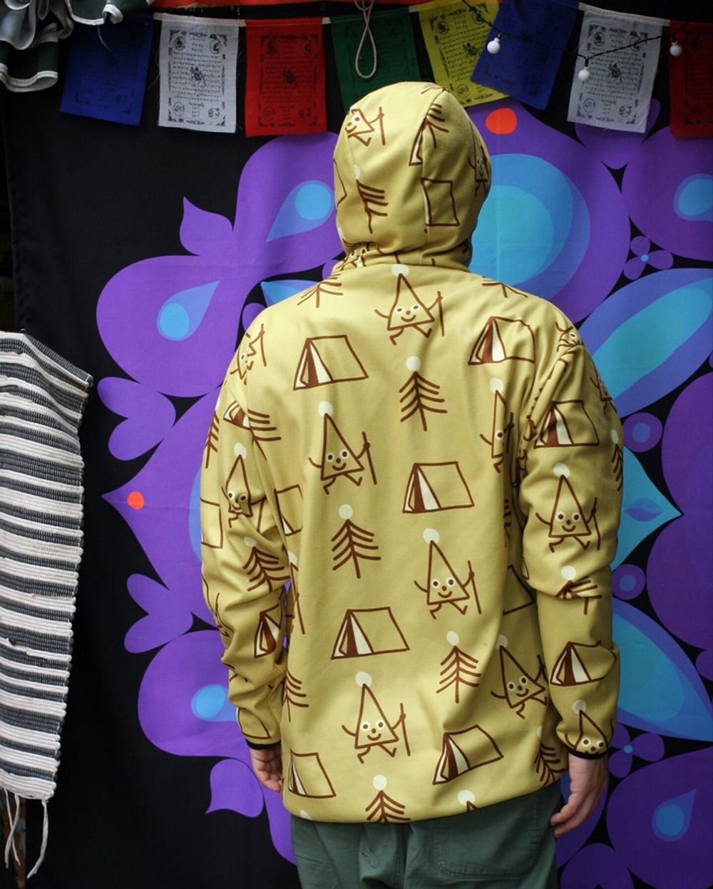 Худи Plushedelica Кемпинг желтый