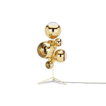 Tom Dixon Mirror Ball Stand Chandalier Gold