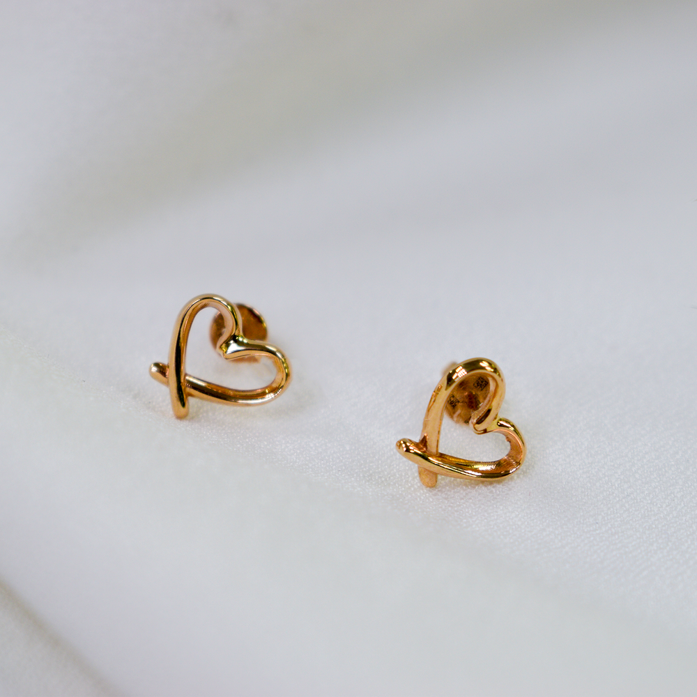 Пусеты Сердце