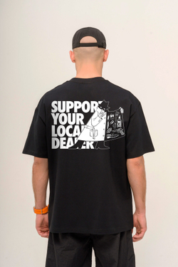 Футболка KUL'TURA "LOCAL DEALER" Черный