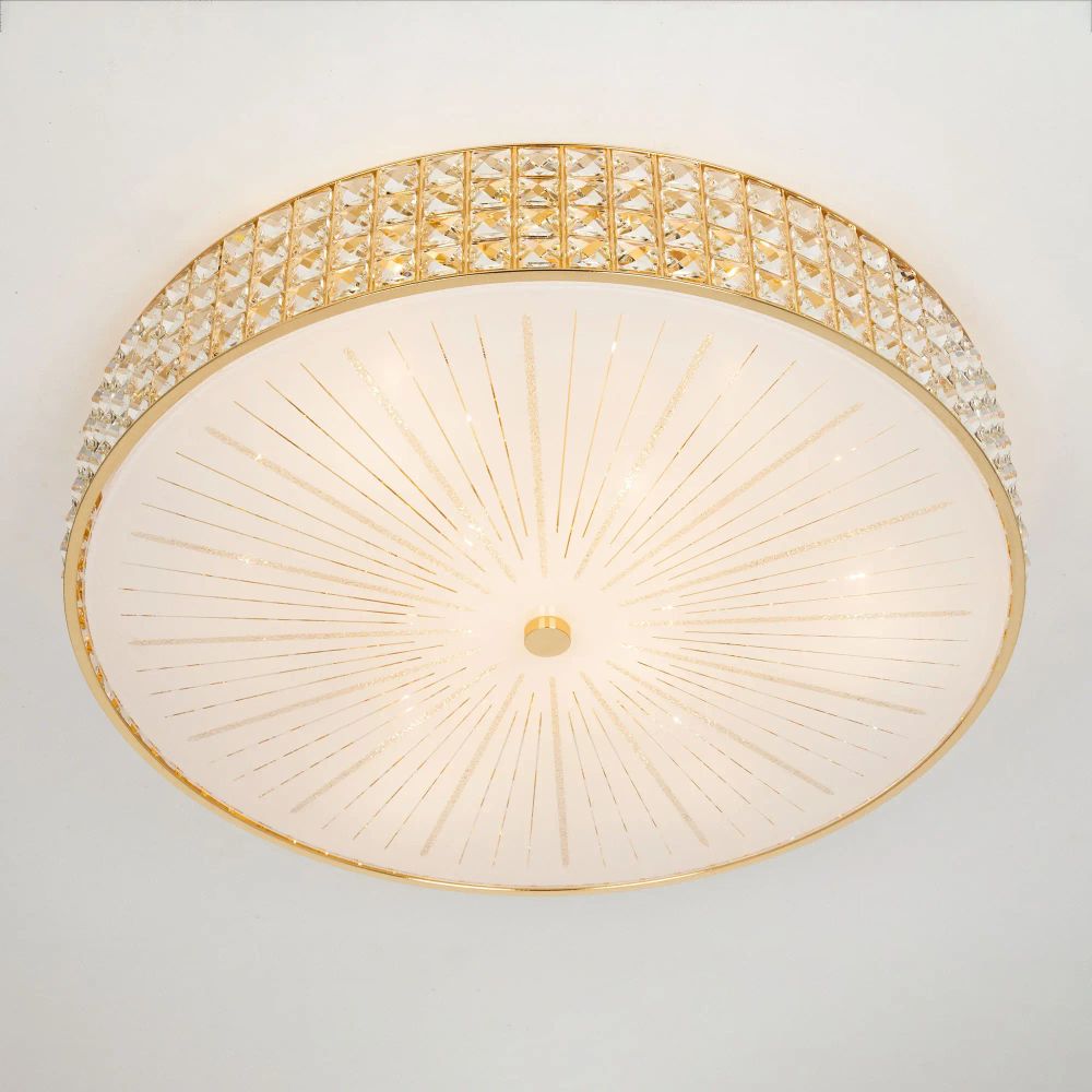 Citilux Портал CL324102 Люстра хрустальная Золото