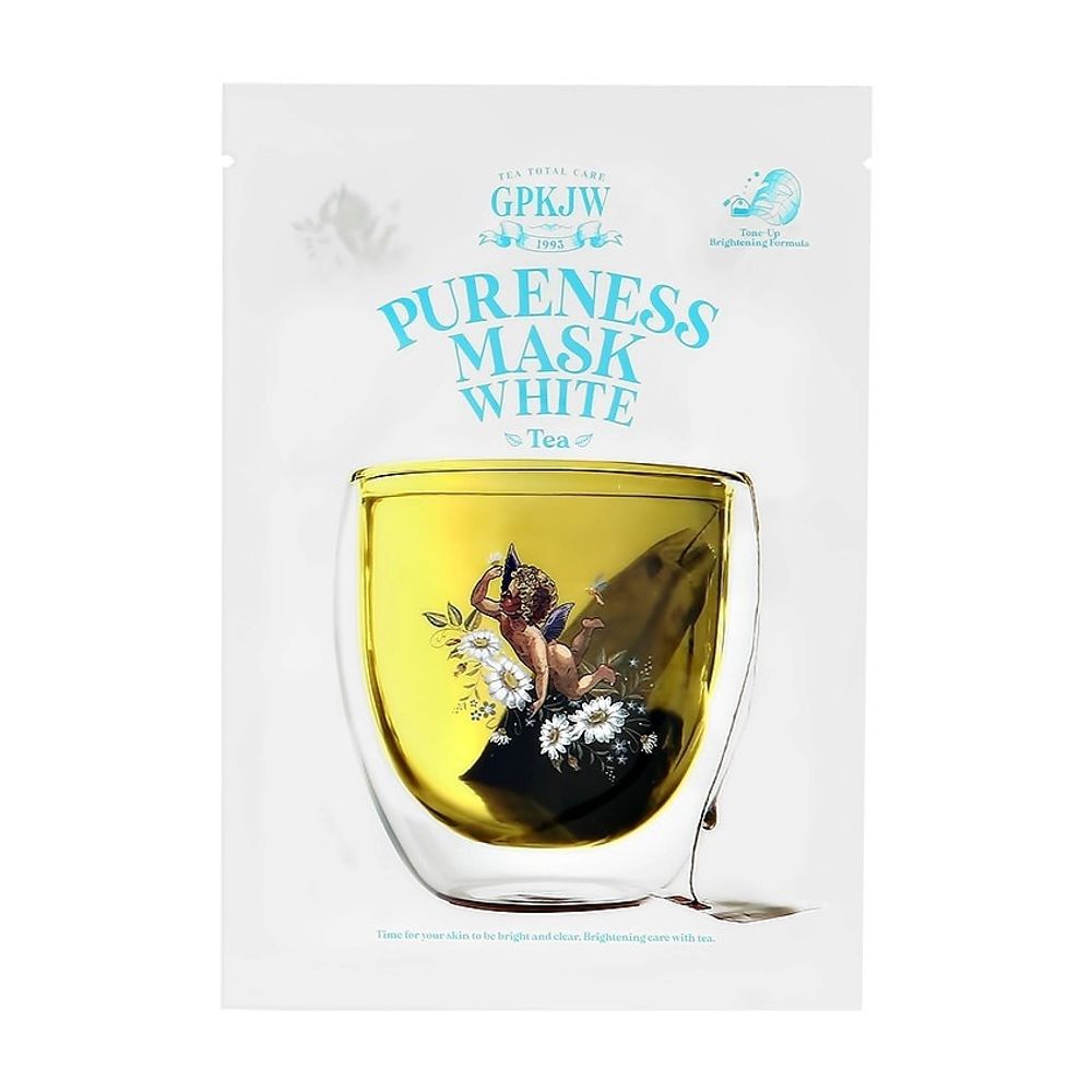 GPKJW (JMSolution) Pureness Mask White Tea маска для лица тканевая с экстрактами ромашки и белого чая