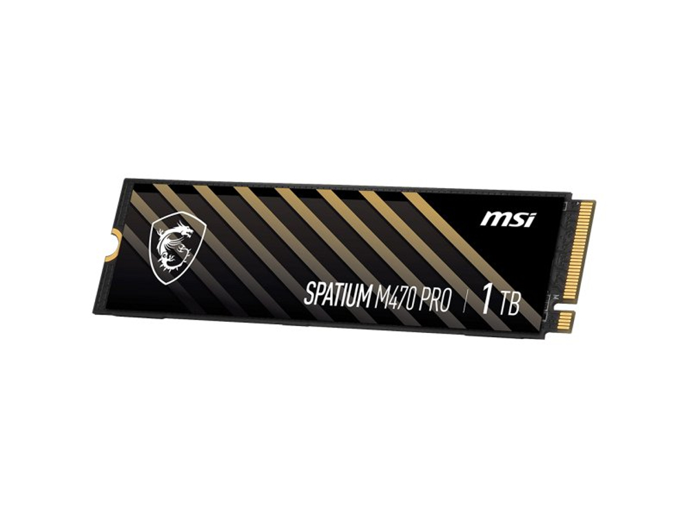 SSD накопитель MSI Spatium M470 Pro 1ТБ, M.2 2280, PCIe 4.0 x4, NVMe [S78-440L0J0-P83]