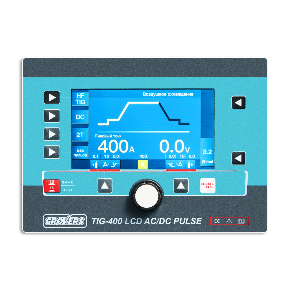 Инвертор сварочный Grovers TIG-400 LCD AC/DC PULSE