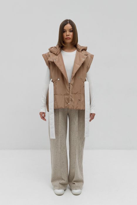 ЖИЛЕТ СТОК ШОКОЛАДНЫЙ