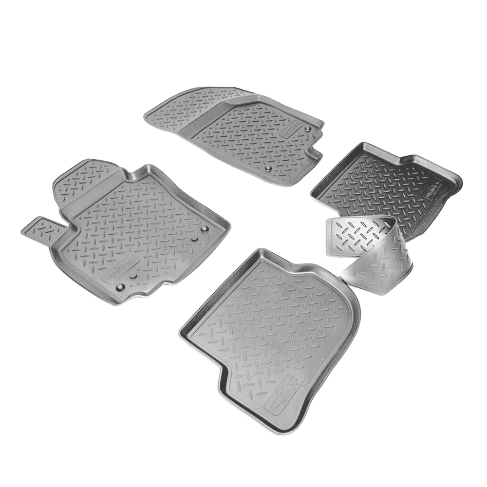 Ковры в салон Norplast/Unidec для Volkswagen Golf Plus (2005-2009)Полиуретан,Серый, арт.NPL-Po-95-18-G